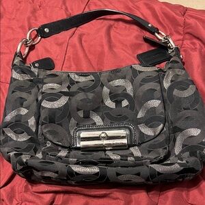 Coach Kristin OP Art Chainlink Hobo